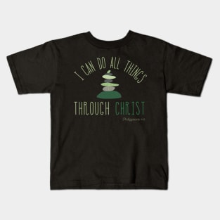 2023 LDS Youth Theme I Can Do All Things Through Christ Kids T-Shirt